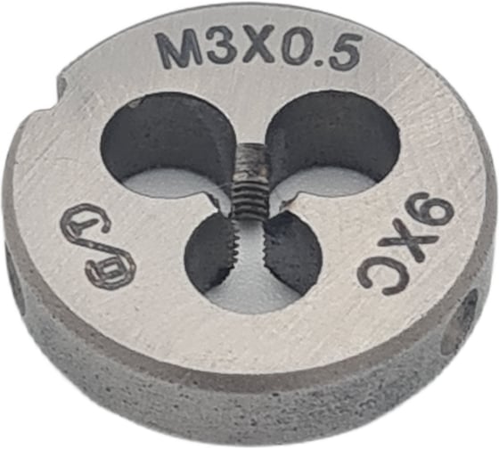 Плашка ОТ М 3x0.5 (Ф20), 9ХС, 6g 00-00000072 1
