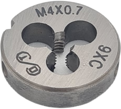 Плашка ОТ М 4x0.7 (Ф20), 9ХС, 6g 00-00000701
