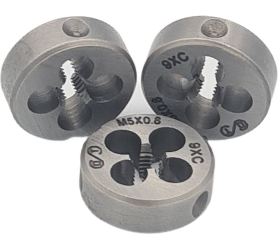 Плашка ОТ М 5x0.8 (Ф20), 9ХС, 6g 00-00000075