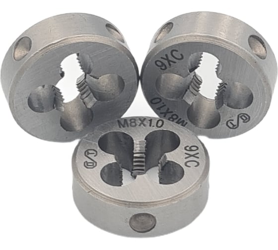 Плашка ОТ М 8x1.0 (Ф25), 9ХС, 6g 00-00000077