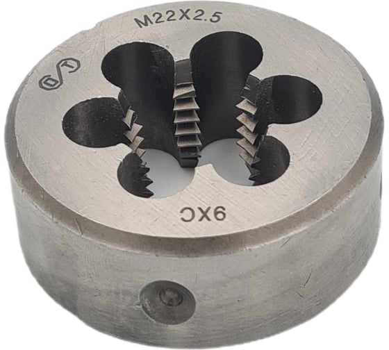 Плашка ОТ М 22x2.5 (Ф55), 9ХС, 6g 00-00000702 1