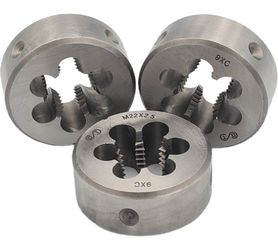 Плашка ОТ М 22x2.5 (Ф55), 9ХС, 6g 00-00000702