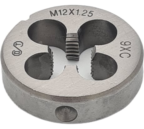 Плашка ОТ М12x1,25 (Ф38) 9ХС 6g 00-00000531