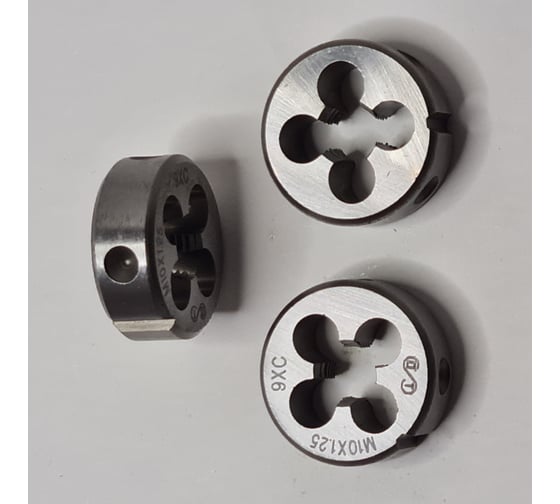 Плашка ОТ М10x1,25 (Ф30) 9ХС 6g 00-00000528