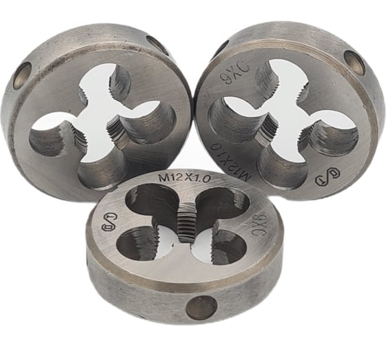 Плашка ОТ М12x1,0 (Ф38) 9ХС 6g 00-00000530
