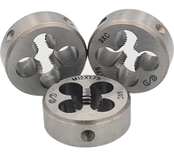 Плашка ОТ М12x1,75 (Ф38) 9ХС 6g 00-00000533