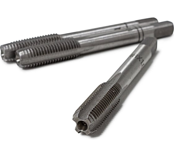 Метчик Rockforce M8x1 (3шт), в пластиковом футляре RF-TAP8x1(10037)
