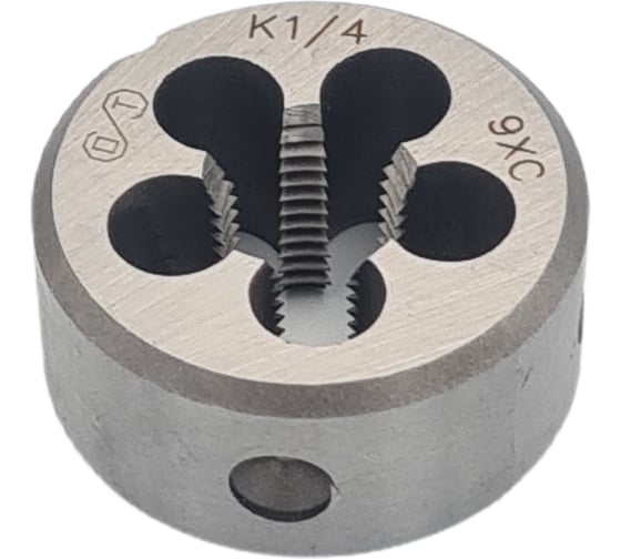 Плашка ОТ K 1/4 (Ф38) 9ХС 6g () 00-00000522
