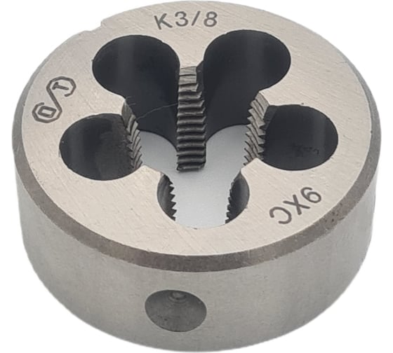 Плашка ОТ K 3/8 (Ф45) 9ХС 6g () 00-00000524