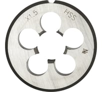 Плашка метрическая Профоснастка № 89 Эксперт M33x1,5 Р6М5 (HSS M2), правая, пластиковый бокс 50411189