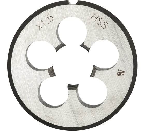 Плашка метрическая Профоснастка № 96 Эксперт M39x4 Р6М5 (HSS M2), правая, пластиковый бокс 50411196