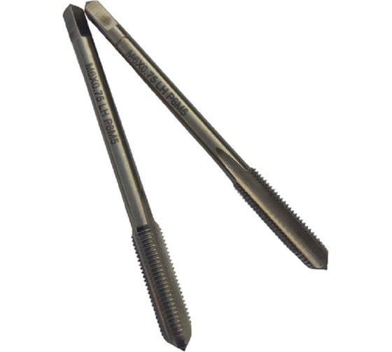 Машинно-ручной метчик TORNERI М 6х0.75 комплект из 2-х штук, Р6М5, левый 038234 1