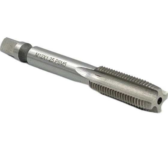 Машинно-ручной метчик TORNERI М12х1.25, Р6М5, для сквозных отверстий 019765