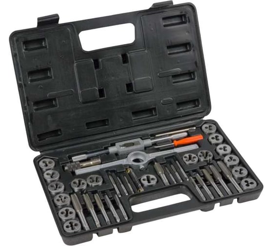 Набор автомобильных метчиков и плашек СЕРВИС КЛЮЧ 40 пр. PROFFI 77570 1