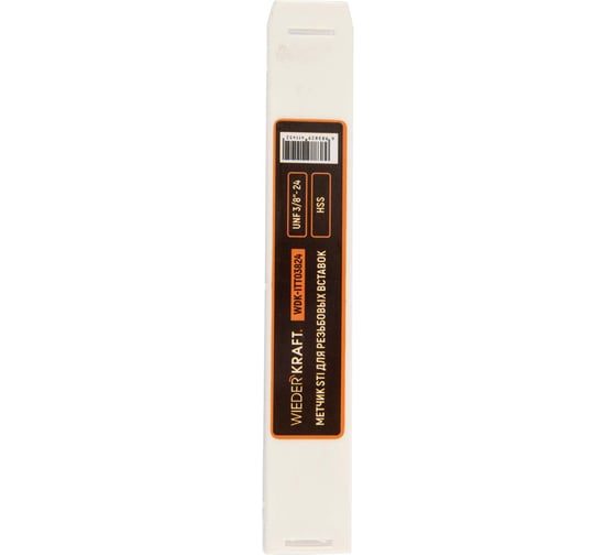 Метчик STI для резьбовых вставок WIEDERKRAFT UNF 3/8-24, HSS WDK-ITT03824