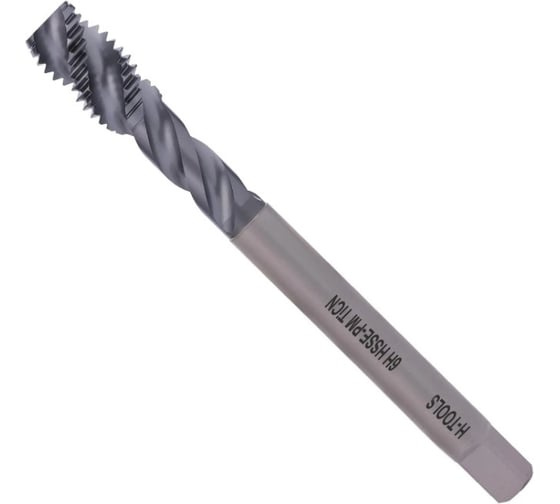 Метчик машинный H-Tools М12 шаг 1.75мм DIN376 HSSEPM-TiN a=7.0 30037THT
