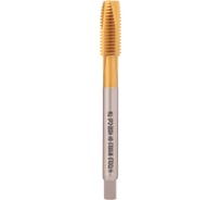 Метчик машинный H-Tools М10 шаг 0.5мм DIN374 HSSE-TiN a=5.5 113X01-D2-0104