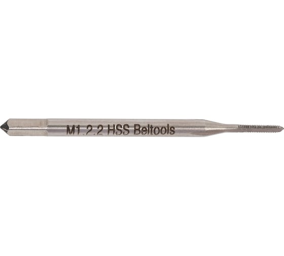 Метчик Beltools М1.2х0.25, машинно-ручной, HSS, глухой, исполнение 1 ГОСТ 3266-81 ri.113.2853