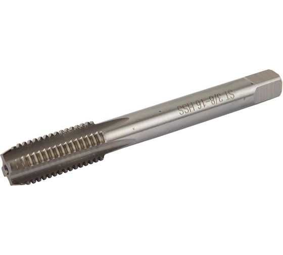 Метчик WIEDERKRAFT для резьбовых вставок STI UNC 3/8-16, HSS WDK-ITT03816