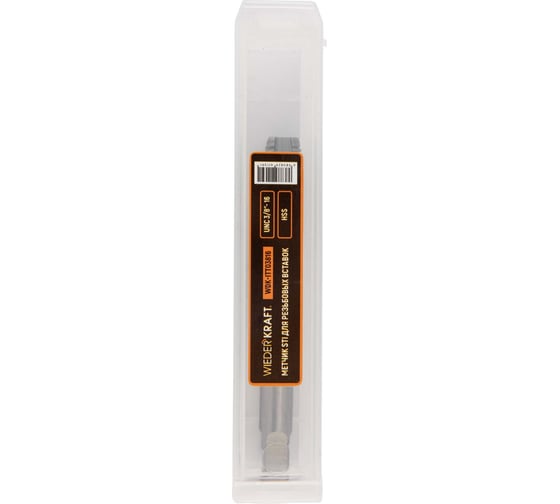 Метчик WIEDERKRAFT для резьбовых вставок STI UNC 3/8-16, HSS WDK-ITT03816