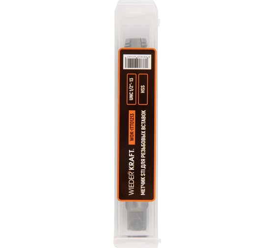 Метчик WIEDERKRAFT для резьбовых вставок STI UNC 1/2-13, HSS WDK-ITT01213