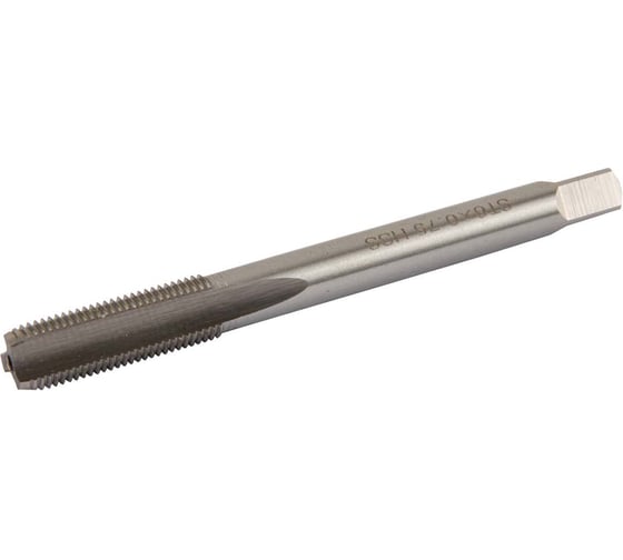 Метчик WIEDERKRAFT для резьбовых вставок STI M6x0.75, HSS WDK-STI0675