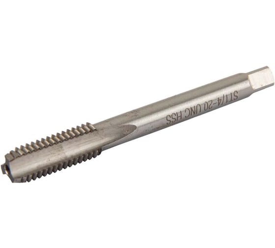 Метчик WIEDERKRAFT для резьбовых вставок STI UNC 1/4-20, HSS WDK-ITT01420