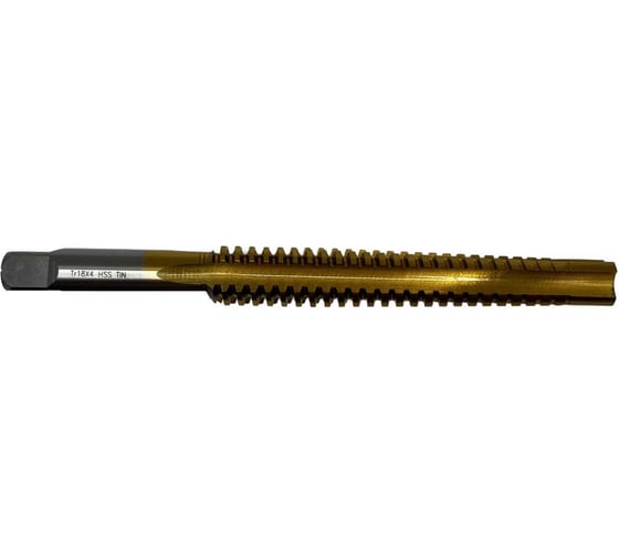 Метчик трапецеидальный TORNERI Tr 18x4 Р6М5 с покрытием TiN Т023843