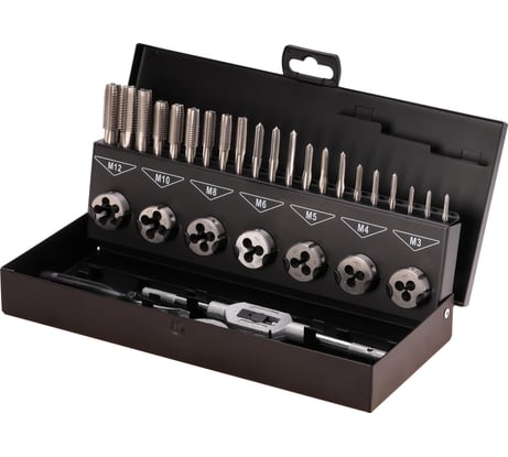 Резьбонарезной набор Terrax by RUKO M3-M12 HSS, 31шт A245013
