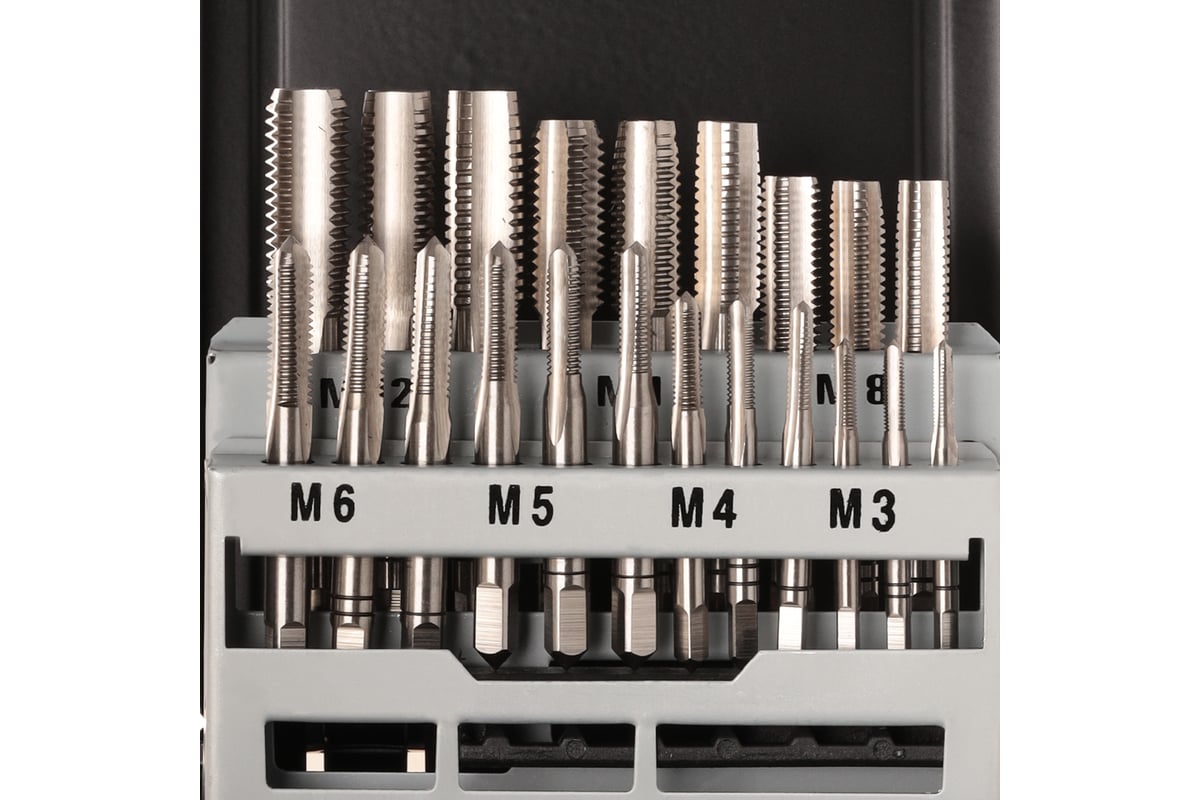 Резьбонарезной набор Terrax by RUKO M3-M12 HSS, 21шт A245006 - выгодная ...