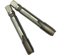 Машинно-ручной метчик TORNERI трубный G 3/8 Р6М5, комплект из 2-х штук 038281