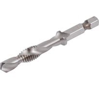 Метчик комбинированный для шуруповерта H-Tools М8 шаг 1.25 мм, HSSE, 6h, 68 мм 270018EHT