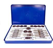 Набор метчиков и плашек МаякАвто метрический 24пр. (подшипниковая сталь) 6151вт