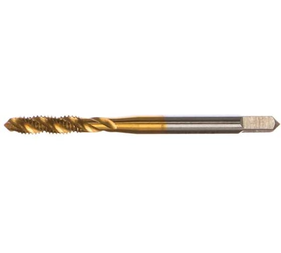 Метчик машинный ToolPro винтовая канавка М1,6x0,35 HSS-E Form C DIN371 Black Ring 12 120 100 12 120 100