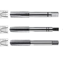Метчик ручной ToolPro (компл. из 3-х шт) M2x0,4 HSS-Е DIN352 ISO 2(6H) 12 006 002