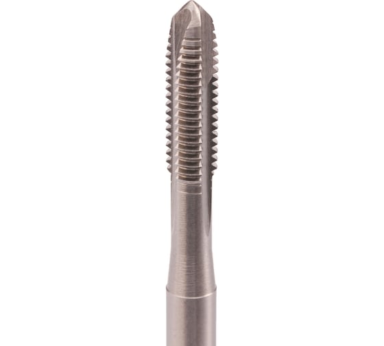 Метчик машинный H-Tools левый, М6, шаг 1.0 мм, DIN371, HSSE, 6h, a=4.9 33438HT