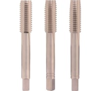 Метчик левый H-Tools М6 шаг 1.0мм, комплект из 3-х шт, DIN352, HSSE, 6h, a=4.9 230060LiEHT