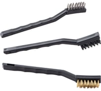 Щетки DolleX 180 мм в наборе 3 шт, стальная, латунная, нейлоновая BRM-180