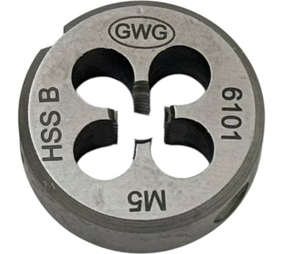 Плашка GWG 6101 М5 HSS B (производство Болгария) 110003 1