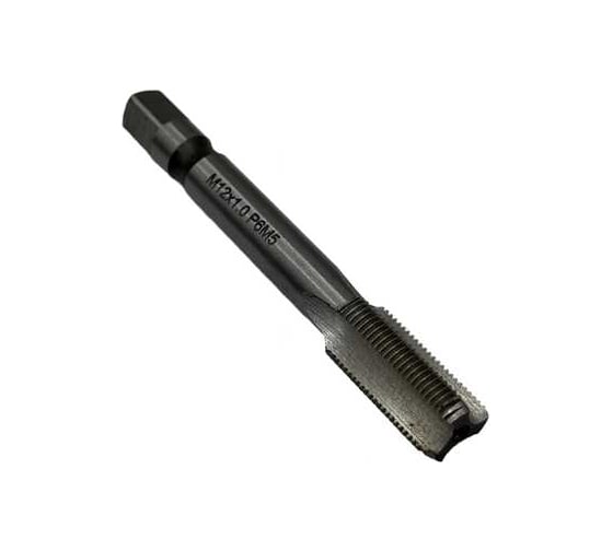 Метчик машинно-ручной М12x1.0 Р6М5 для глухих отверстий TORNERI 043823