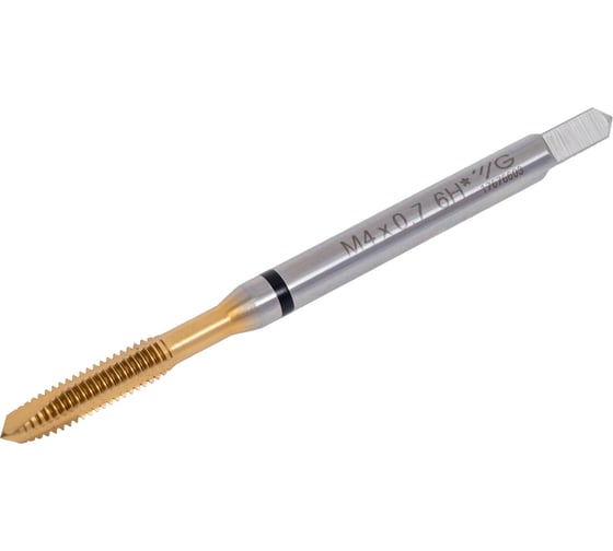 Метчик из быстрорежущей стали YG-1 COMBO HSS-E DIN371 для метрической резьбы ISO-DIN 13, с покрытием TiN TD814246 1