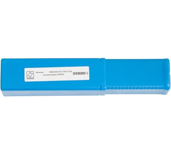 Метчик ТОЧИНТЕХ м/р М20x2,5 Р6М5К5/HSS-E ГОСТ 17933-72 TiCN, с винтовой канавкой tn40155
