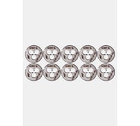 Плашка РОСИНСТРУМЕНТ 10 шт: М3.0x0.5, ГОСТ 9740-71 9ХС 42635UP