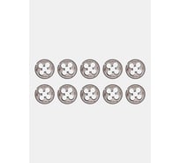 Упаковка РОСИНСТРУМЕНТ 10 шт, плашка М12x1,25 ГОСТ 9740-71, 9ХС 42612125UP