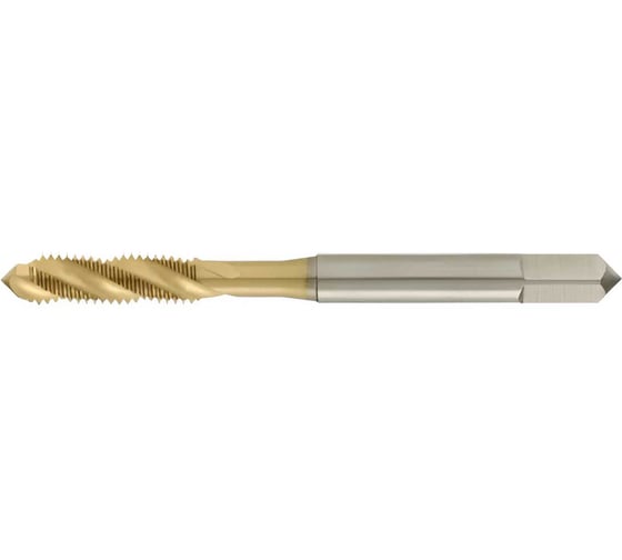 Метчик машинный ToolPro винтовая канавка M2,5x0,45 HSS-E TiN Form С DIN371 12 149 120 12 149 120 1