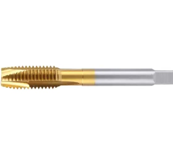 Метчик машинный ToolPro прямая канавка M3,0x0,5 HSS-E TiN DIN371 Form B 12 088 130 12 088 130 1