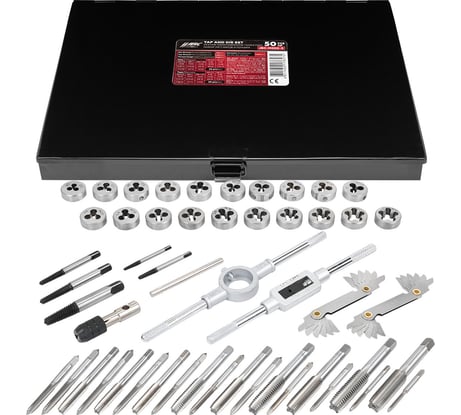 Набор метчиков и плашек JBC 50 предметов JBC-M050-3(64876)