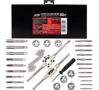 Набор метчиков и плашек JBC 32 предмета (М3x0.5,М4x0.7,М5x0.8,М6x1,М8x1.25,М10x1.5,М12x1.75) JBC-M032-1(64892)