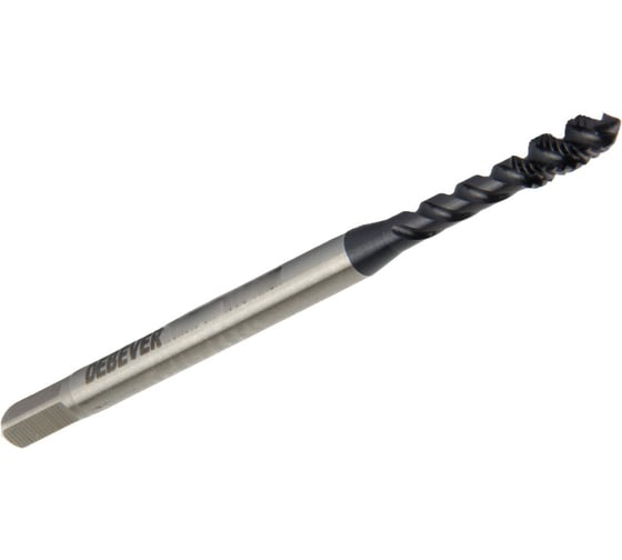 Метчик машинный для глухих отверстий Debever Machining Solutions M6, TiAlN, HSS-Co, DIN 371 DB-S-TBM0610TA