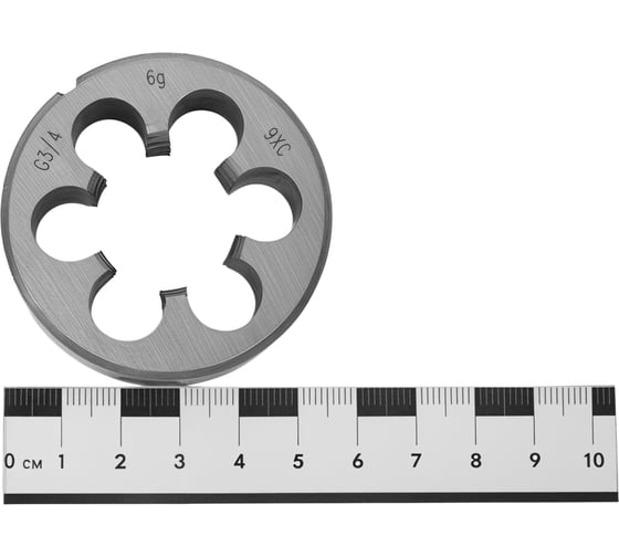 Плашка тр.цил. G 3/4 9ХС ТМ Gigant GT-0093